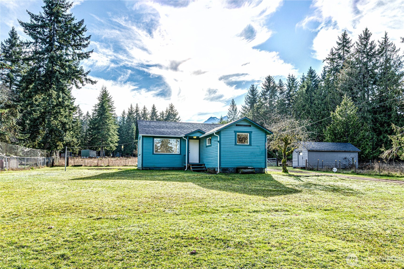 1520 Scrivner Road Port Angeles, WA 98362 - Photo 37 of 40 a view of a house with a yard