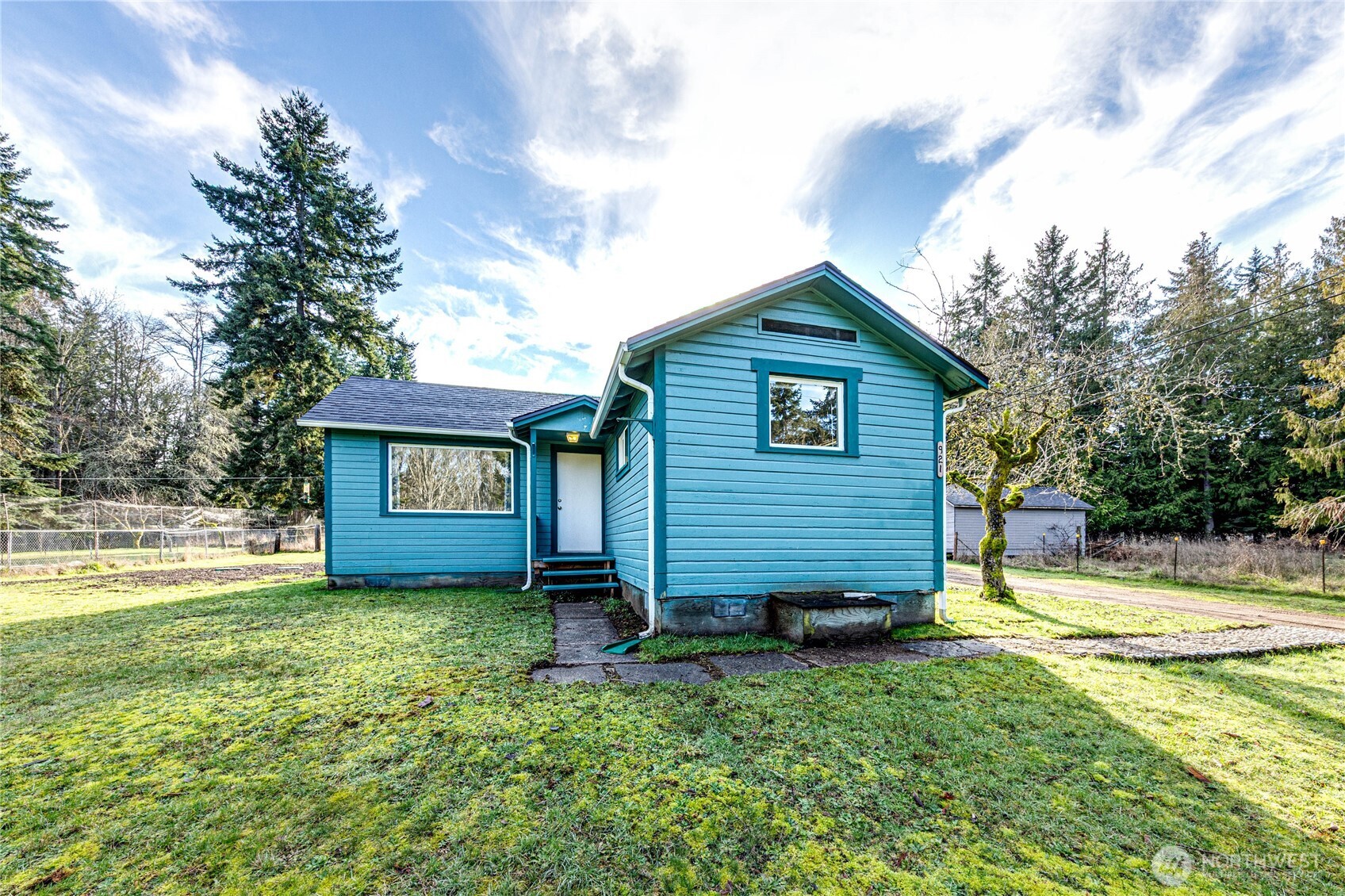 1520 Scrivner Road Port Angeles, WA 98362 - Photo 39 of 40 a view of a house with a yard