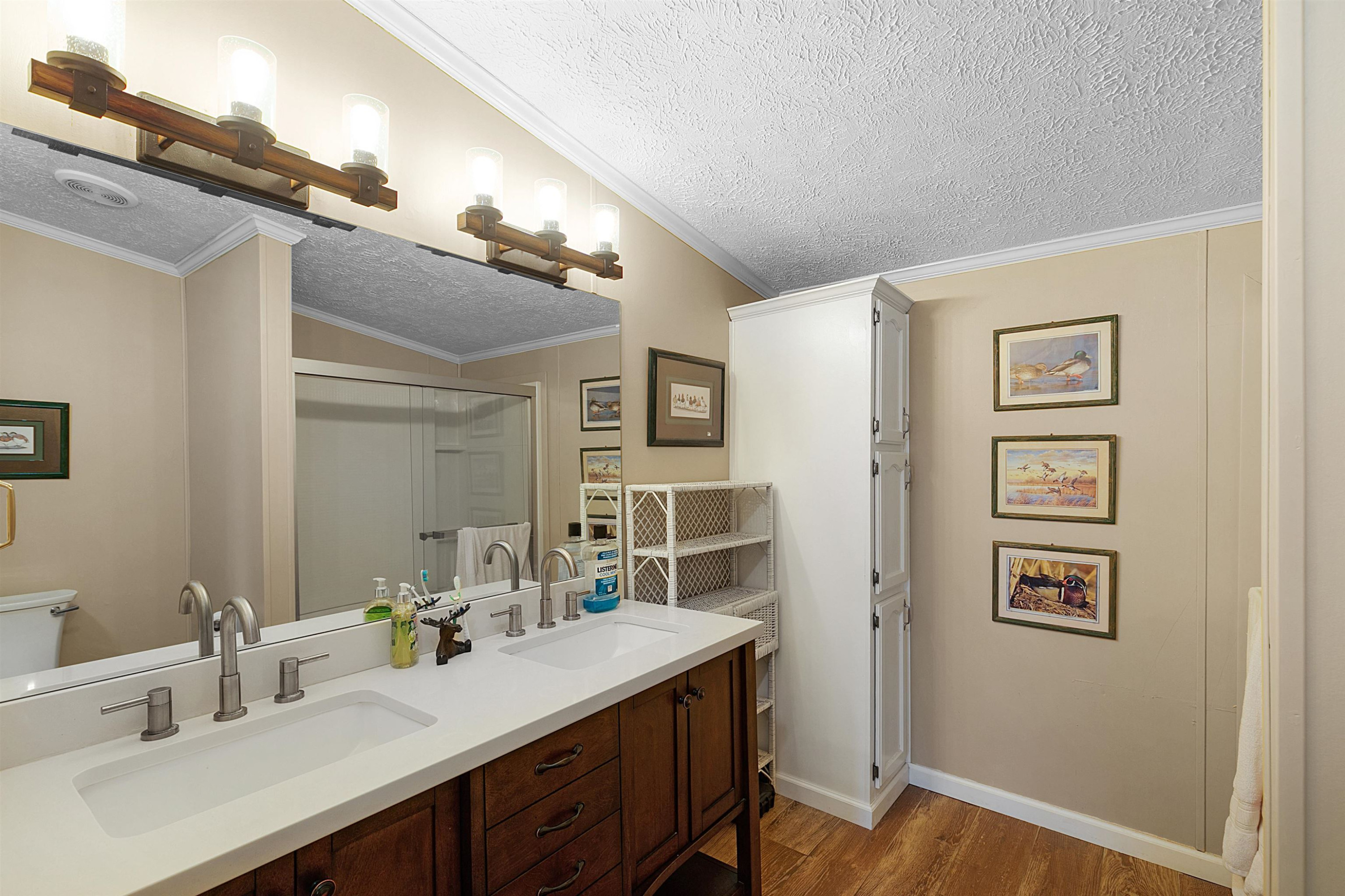 4022 Lower Jackson Road Bells, TN 38006 - Photo 13 of 18 a bathroom with a sink vanity and a mirror