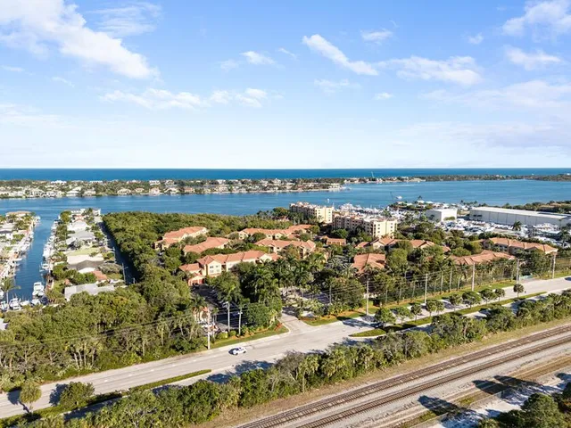 an aerial view of city