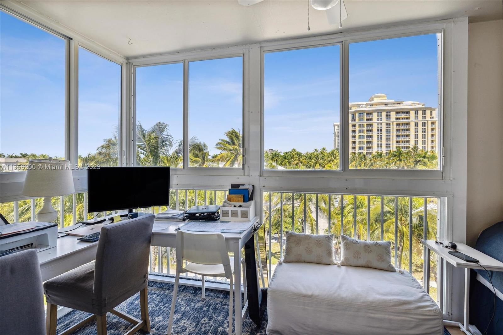 550 Ocean Drive, Unit 5C Key Biscayne, FL 33149 - Photo 4 of 21 a view of a workspace with a window