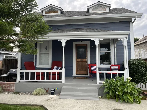 front view of house with a porch