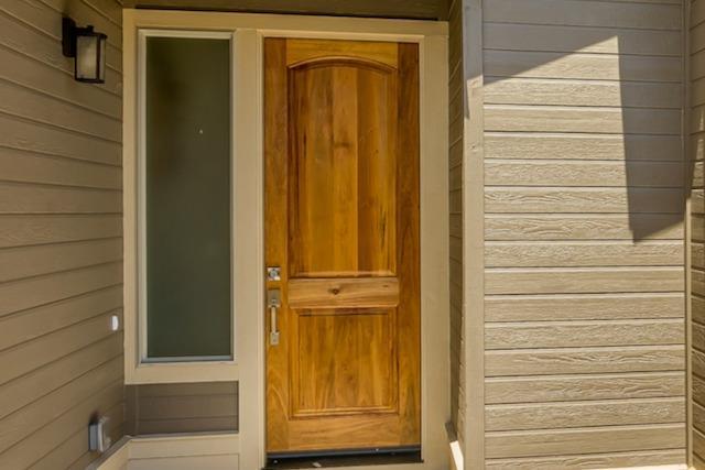 116 North 3rd Street Talent, OR 97540 - Photo 6 of 22 Teak front door
