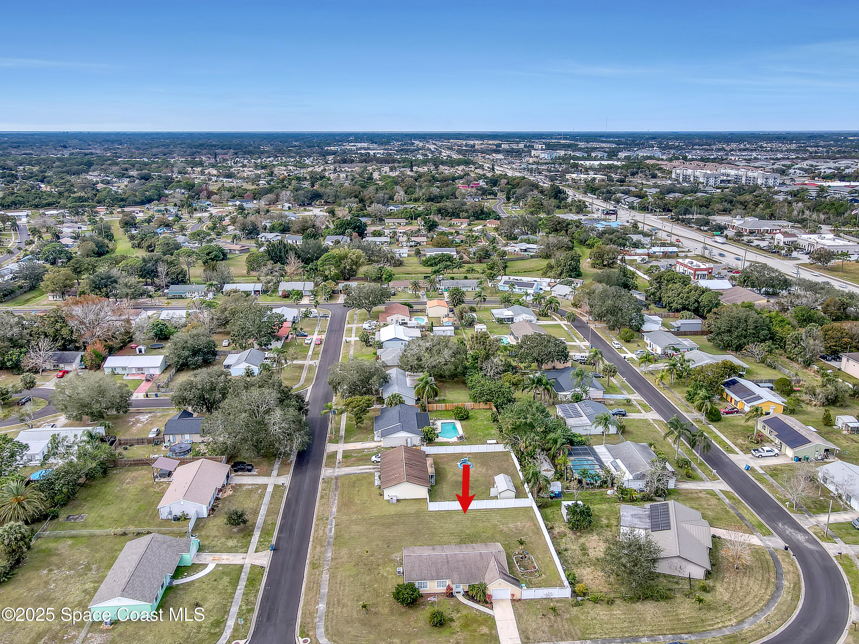 1513 Creel Road Northeast Palm Bay, FL 32905 - Photo 26 of 31 an aerial view of a city