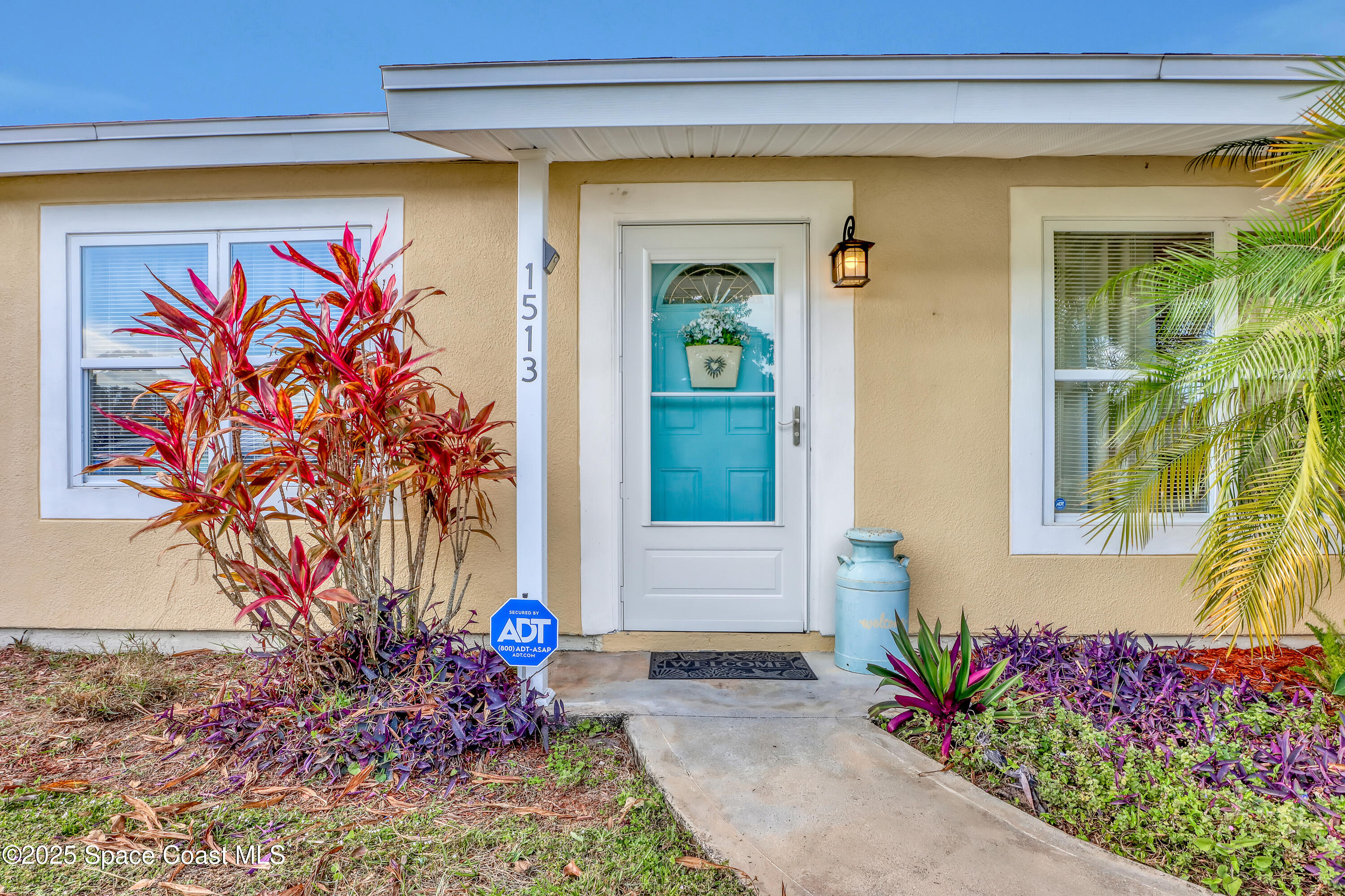 1513 Creel Road Northeast Palm Bay, FL 32905 - Photo 28 of 31 a front view of a house