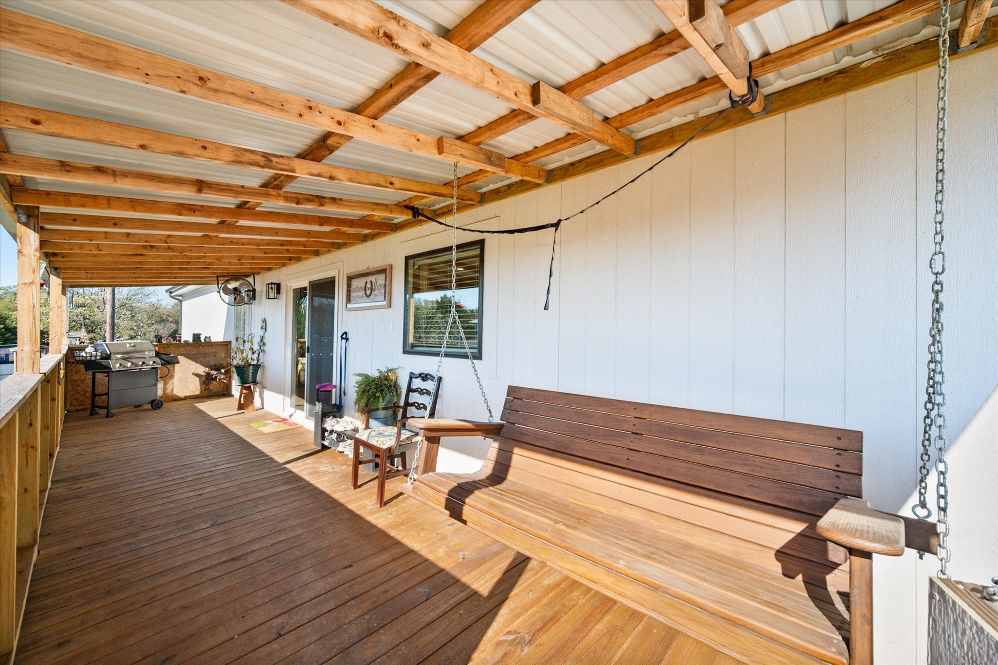 16857 Fm 639 Road East Purdon, TX 76679 - Photo 36 of 38 Deck with area for grilling