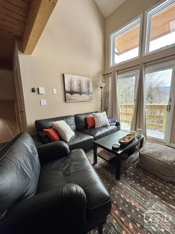 a roof deck with a yard