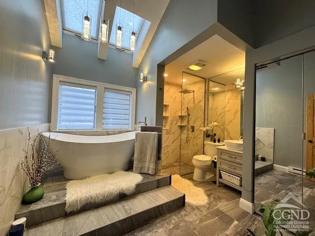 a bathroom with a sink and a toilet