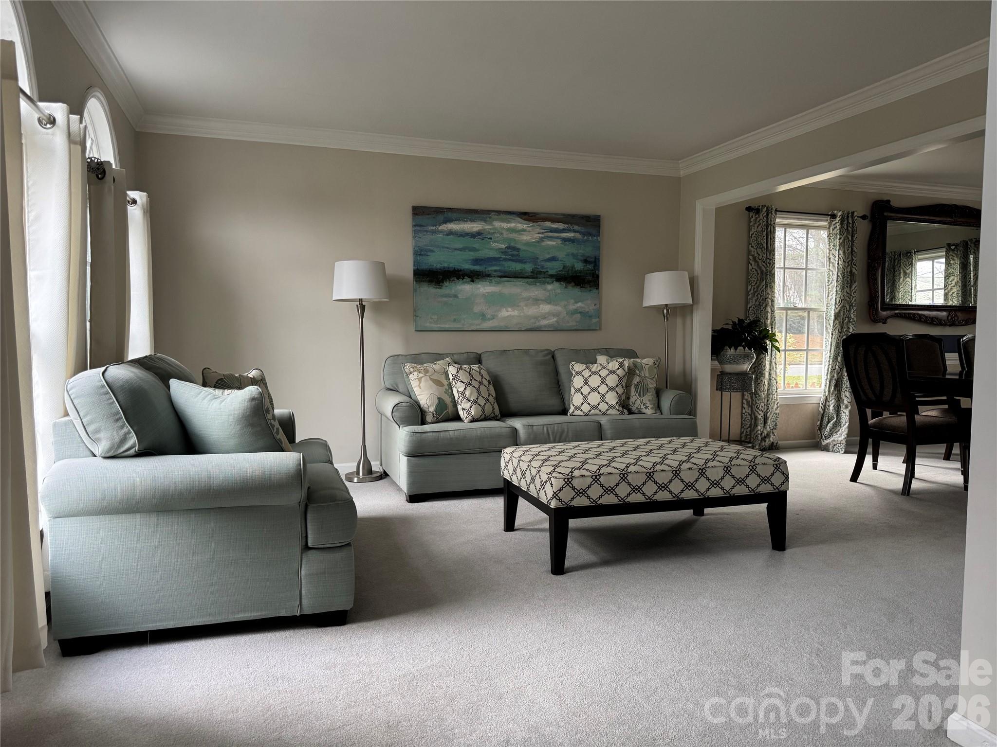 4846 Fortunes Ridge Trail Charlotte, NC 28269 - Photo 3 of 43 a bedroom with furniture and a couch