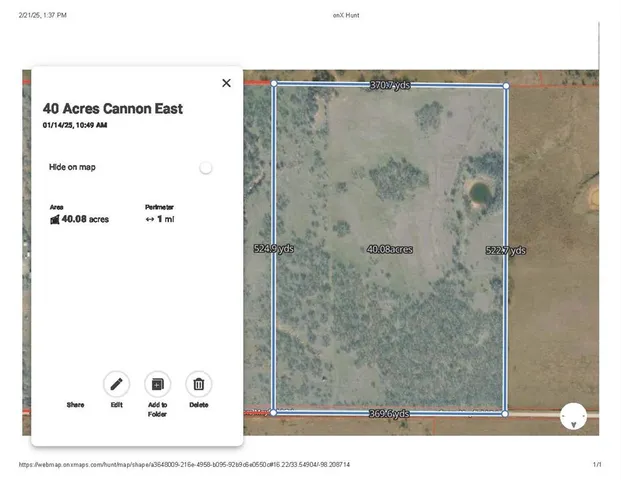 $380,000 | 40-acres Sears Mayfield Lane, Henrietta, TX 76365
