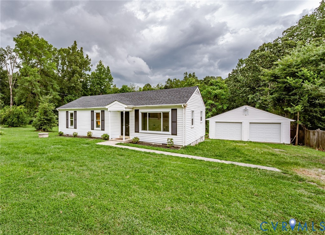 81 Carter Road Cumberland, VA 23040 - Photo 1 of 50 Ranch-style house featuring a garage, an outdoor s