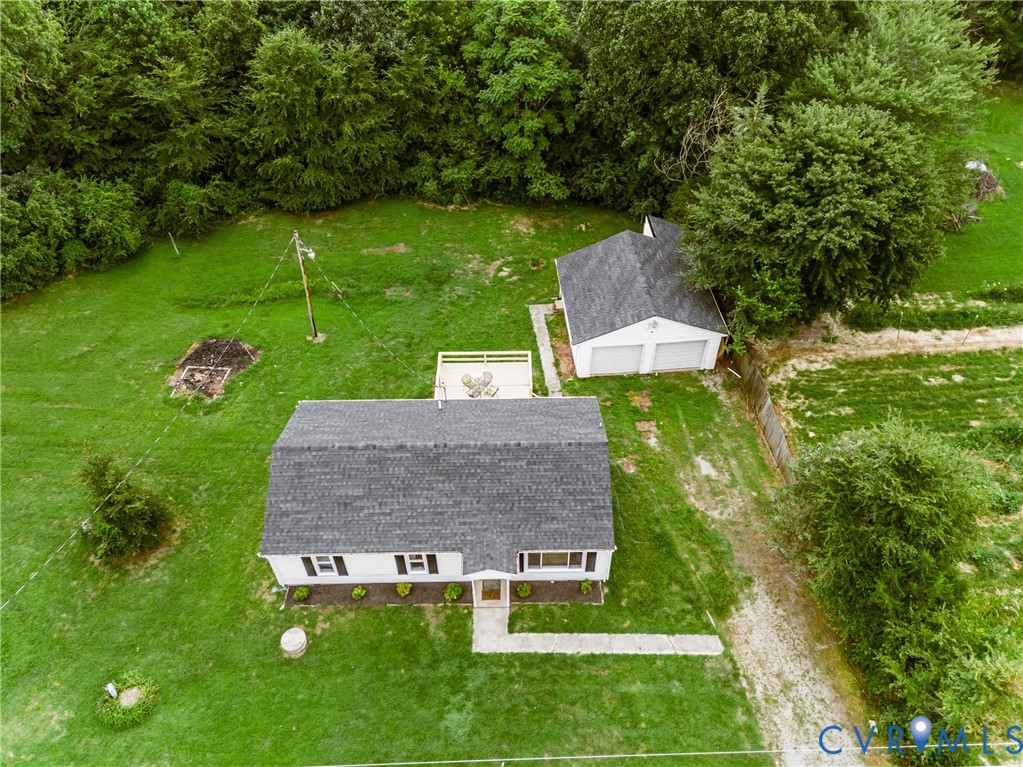 81 Carter Road Cumberland, VA 23040 - Photo 2 of 50 Aerial view of property and surrounding area