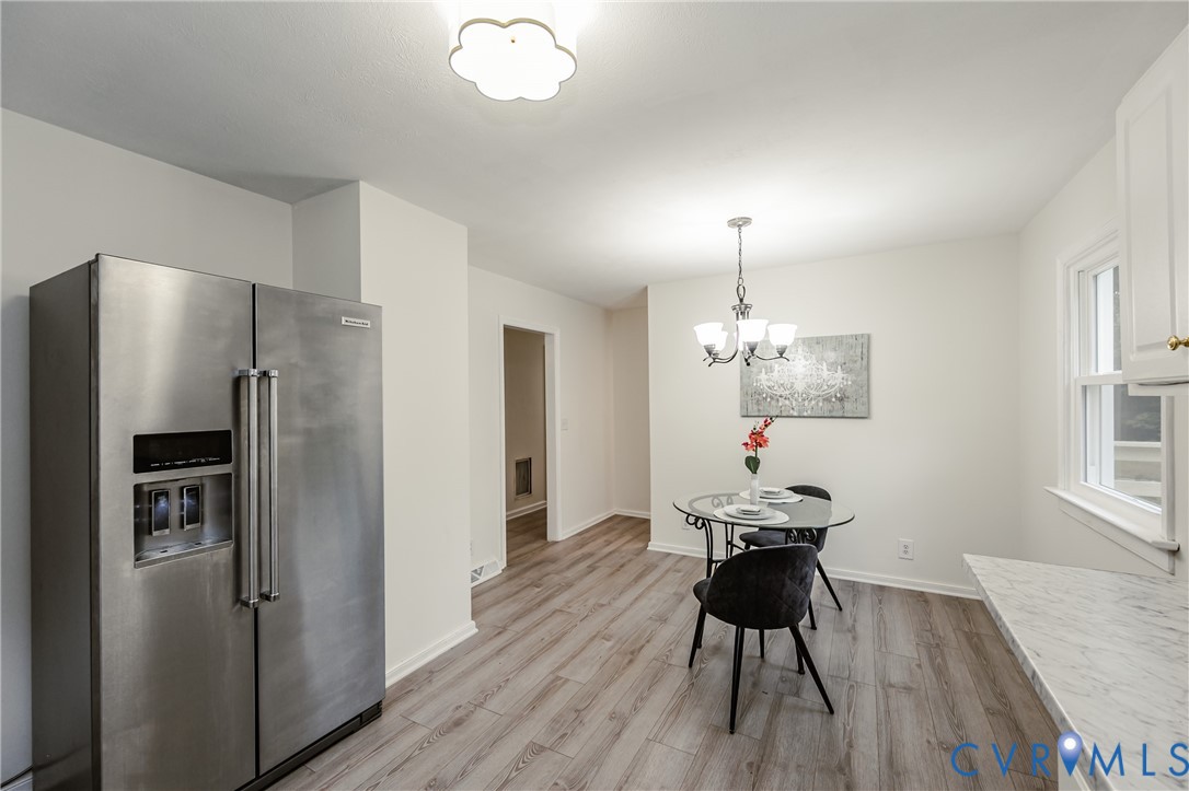 81 Carter Road Cumberland, VA 23040 - Photo 29 of 50 Dining area featuring light wood-style flooring an