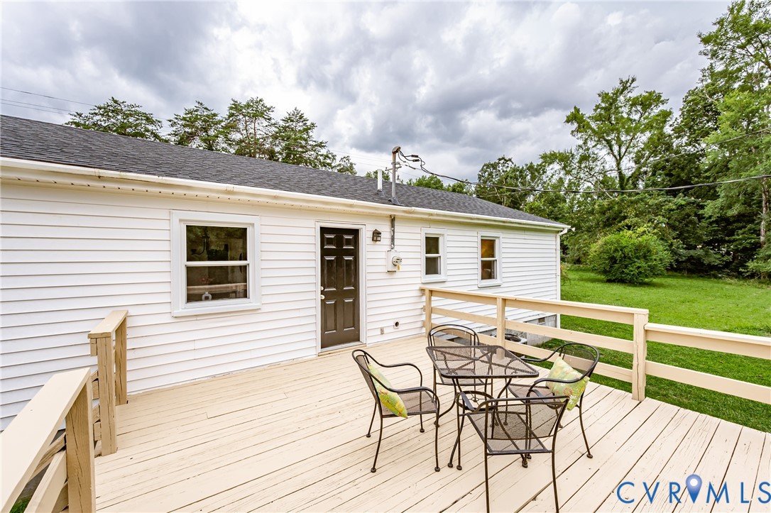 81 Carter Road Cumberland, VA 23040 - Photo 46 of 50 View of wooden terrace
