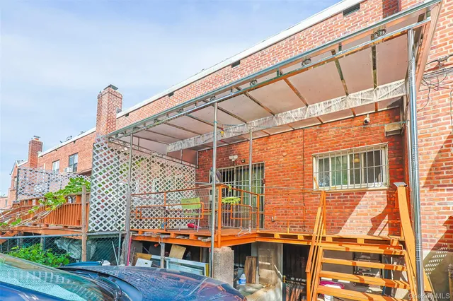 a car parked on the side of a road