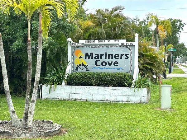 a sign on the side of the building