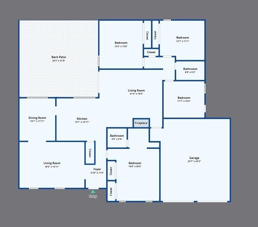 4724 Wicker Way Mobile, AL 36609 - Photo 36 of 36 Floor plan