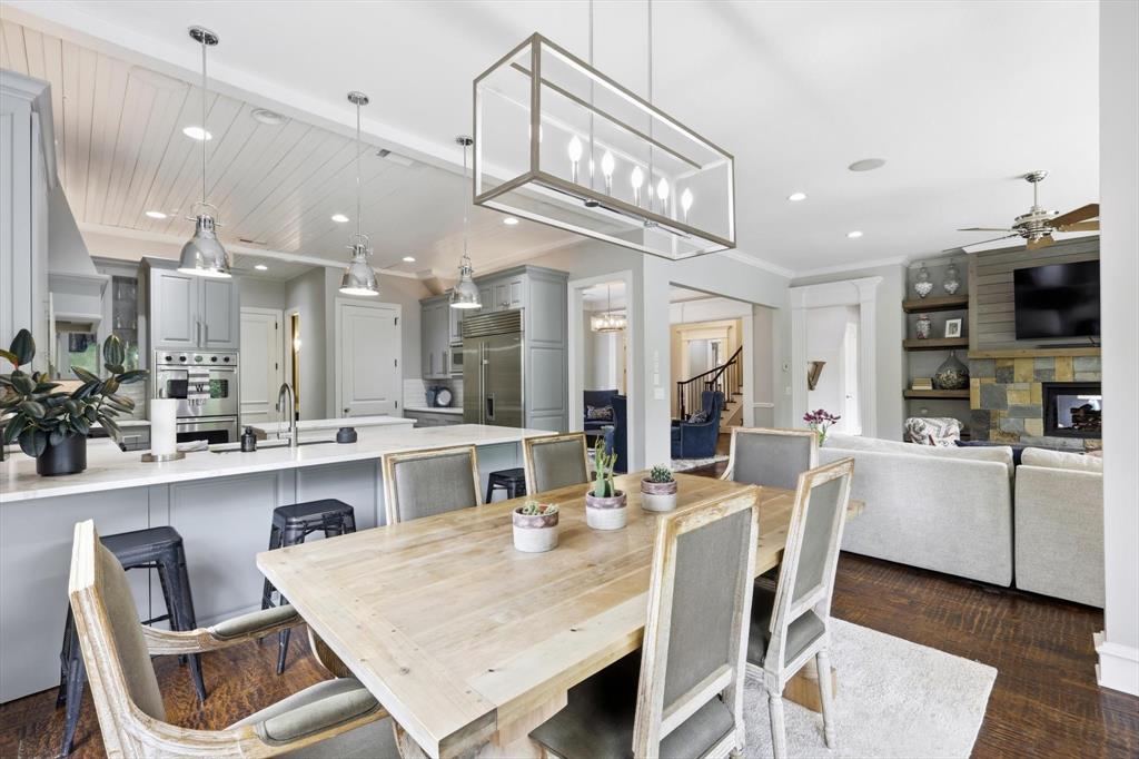 462 Copperstone Trail Coppell, TX 75019 - Photo 5 of 38 a view of kitchen dining table and chairs