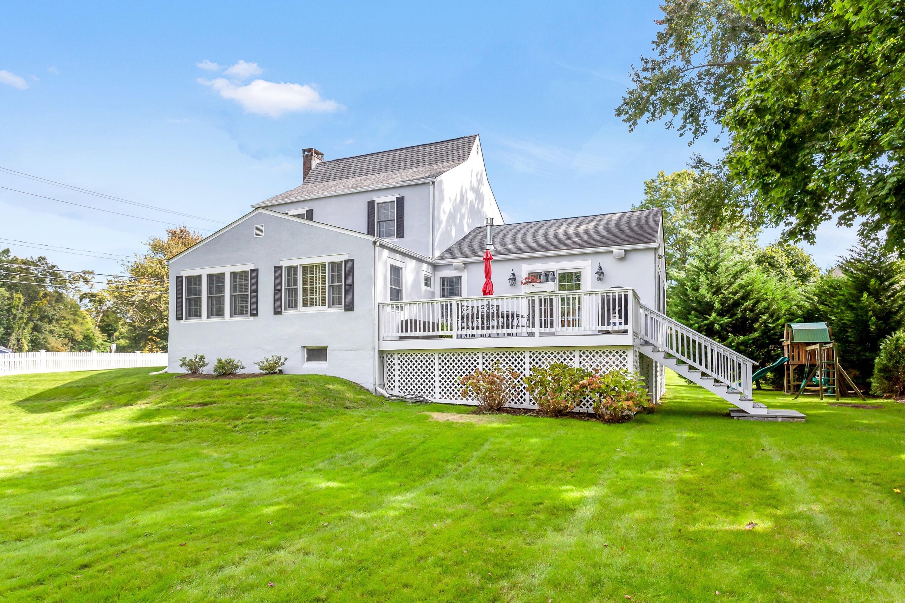 23 Renshaw Road Darien, CT 06820 - Photo 26 of 34 a view of house with a garden