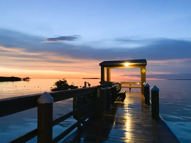 a view of a roof deck