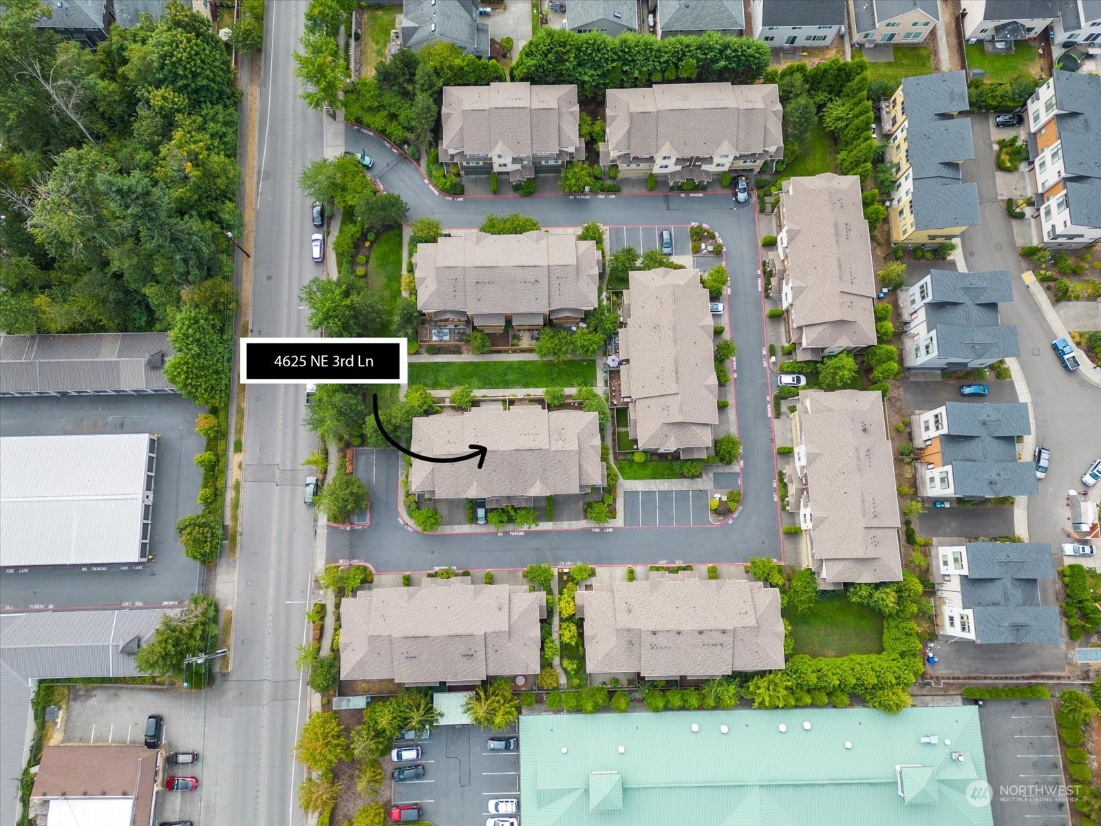 4625 Northeast 3rd Lane, Unit G3 Renton, WA 98059 - Photo 3 of 40 an aerial view of multiple houses with outdoor space