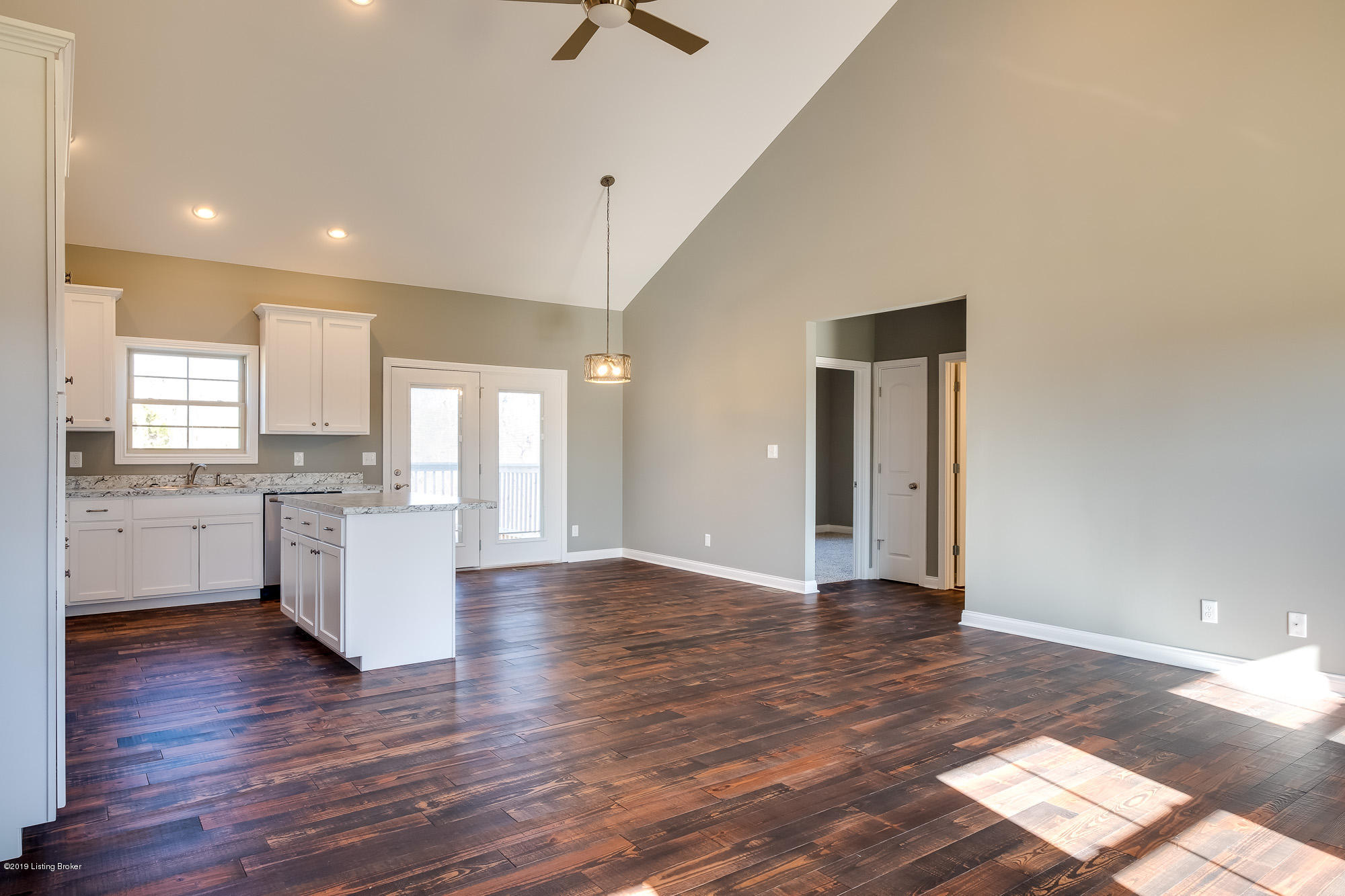 328 Cedar Run Road Pendleton, KY 40055 - Photo 8 of 39 This generous, open concept main living area offers a great entertaining space. Vaulted ceilings add height and open sight lines between the living room and the kitchen and dining areas will allow conversation to flow easily.