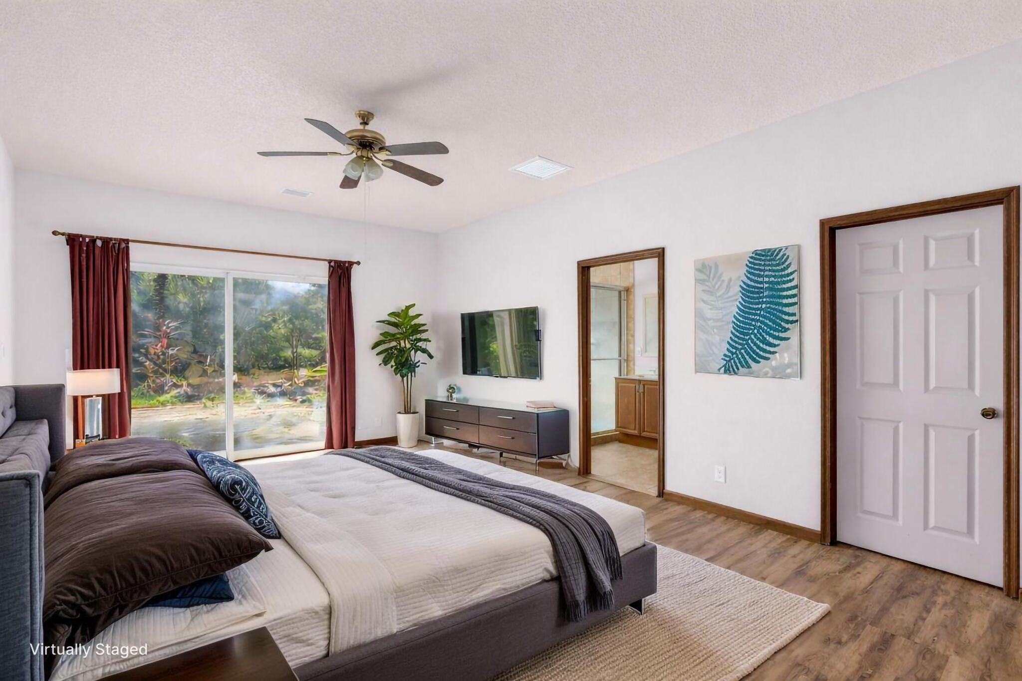 916 Roberts Road Delray Beach, FL 33483 - Photo 9 of 27 Primary Bedroom - - Virtually Staged