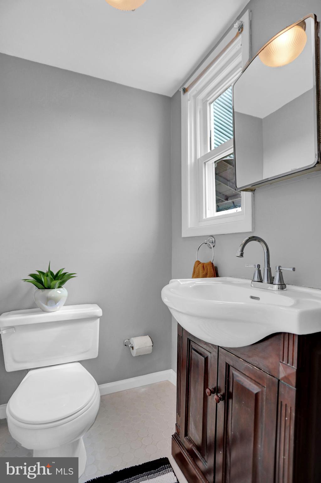 4202 Labyrinth Road Baltimore, MD 21215 - Photo 11 of 25 Powder Room with a view
