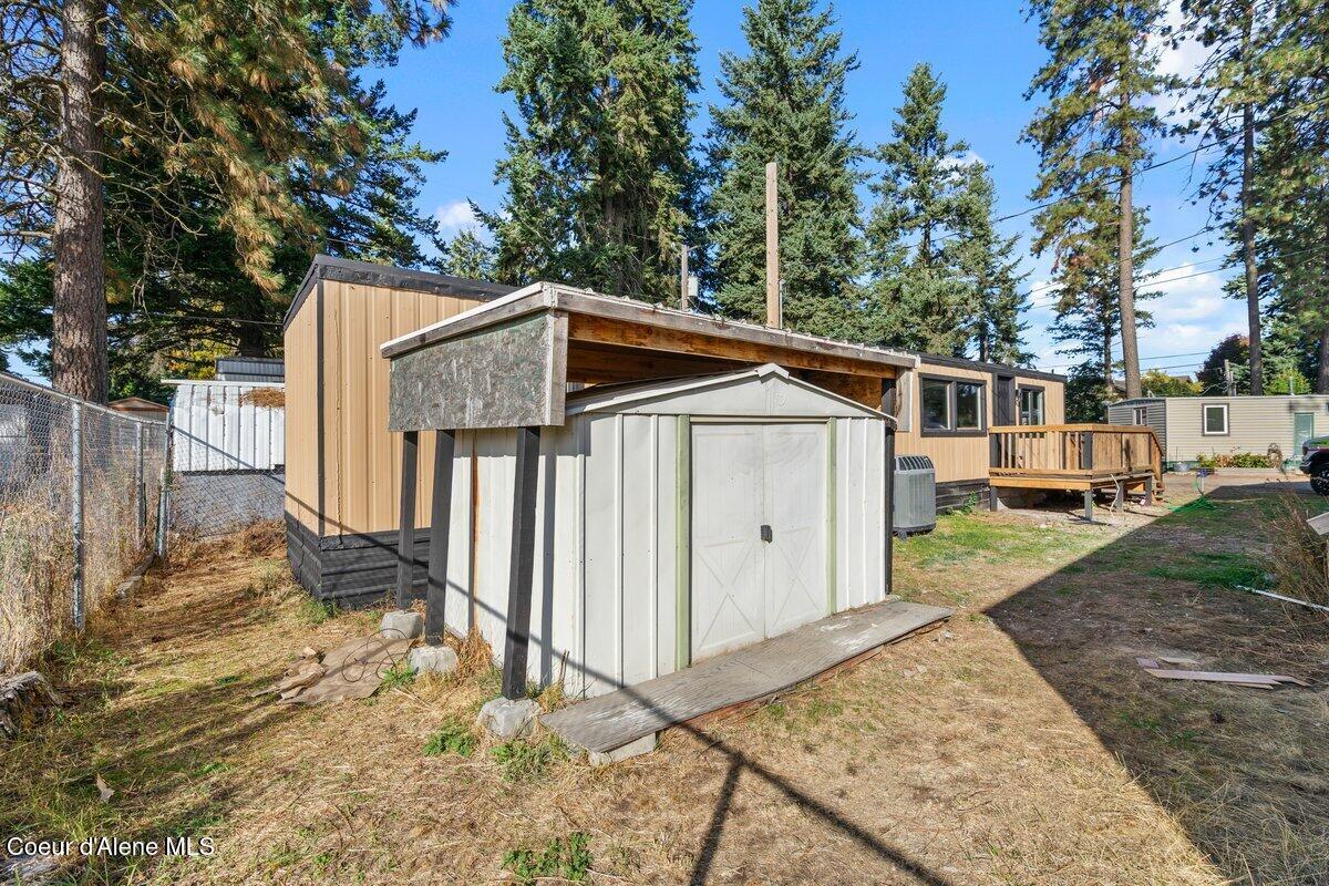 162 Stratus Lane Coeur D'Alene, ID 83815 - Photo 20 of 21 Shed and back of home 2