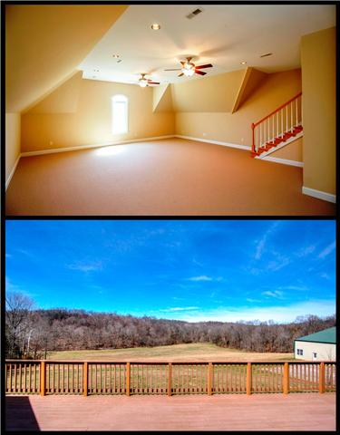 5108 Drake Road Cedar Hill, TN 37032 - Photo 13 of 20 Spacious bonus room wired for media. Trex constructed deck offers panoramic view of wooded area at the rear of property.