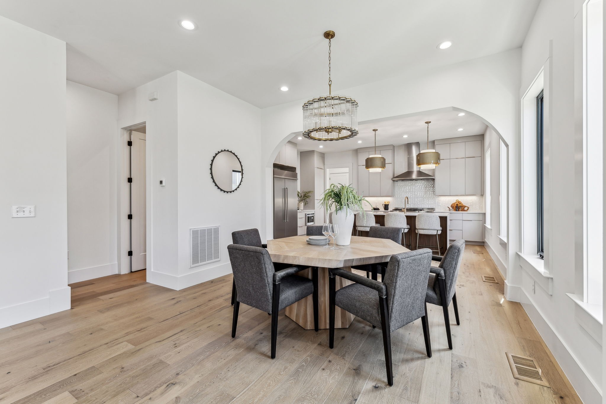 3135 Parthenon Avenue, Unit A Nashville, TN 37203 - Photo 11 of 77 a view of a dining room with furniture window and wooden floor