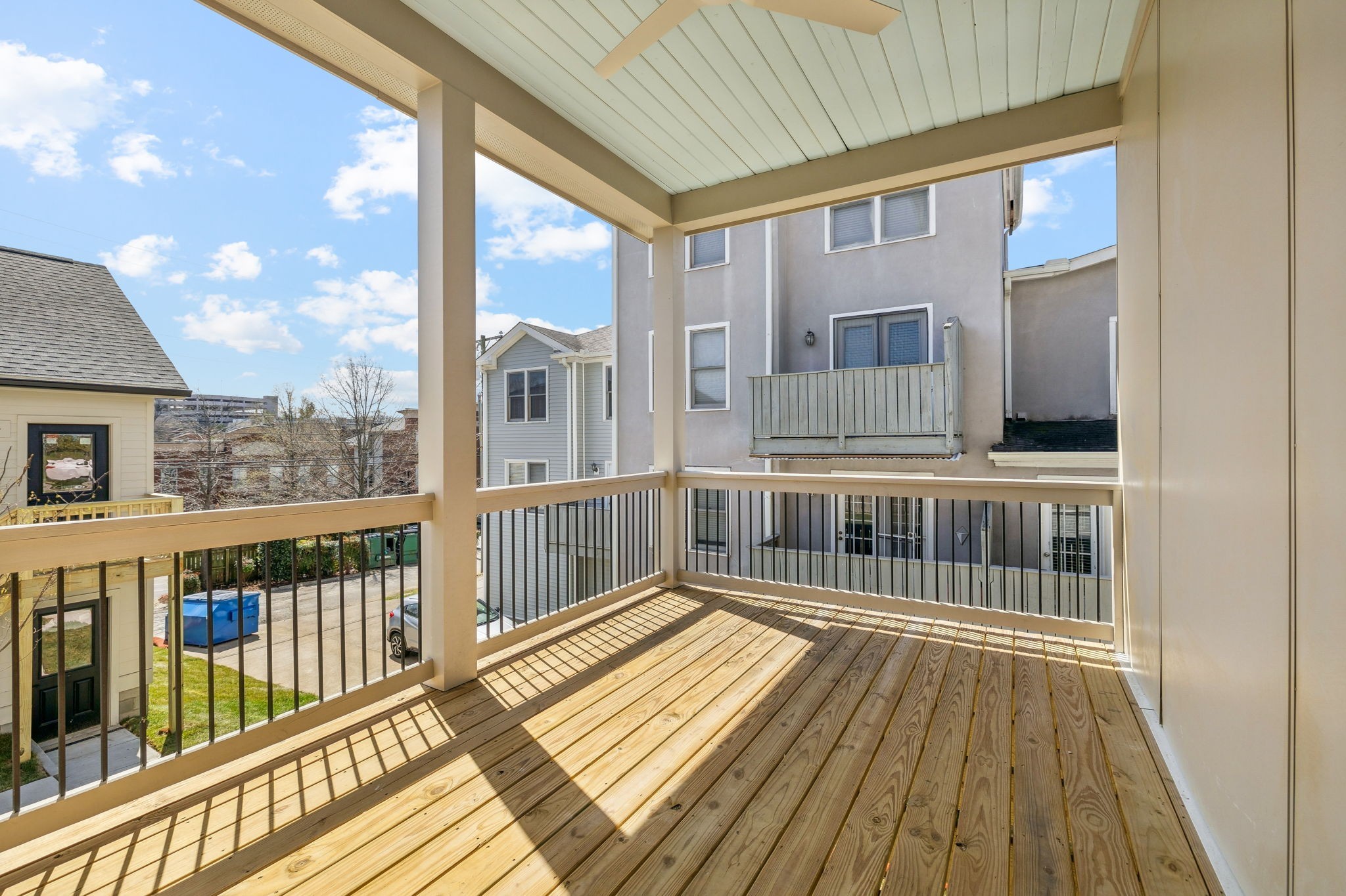 3135 Parthenon Avenue, Unit A Nashville, TN 37203 - Photo 51 of 77 a view of a balcony with wooden floor