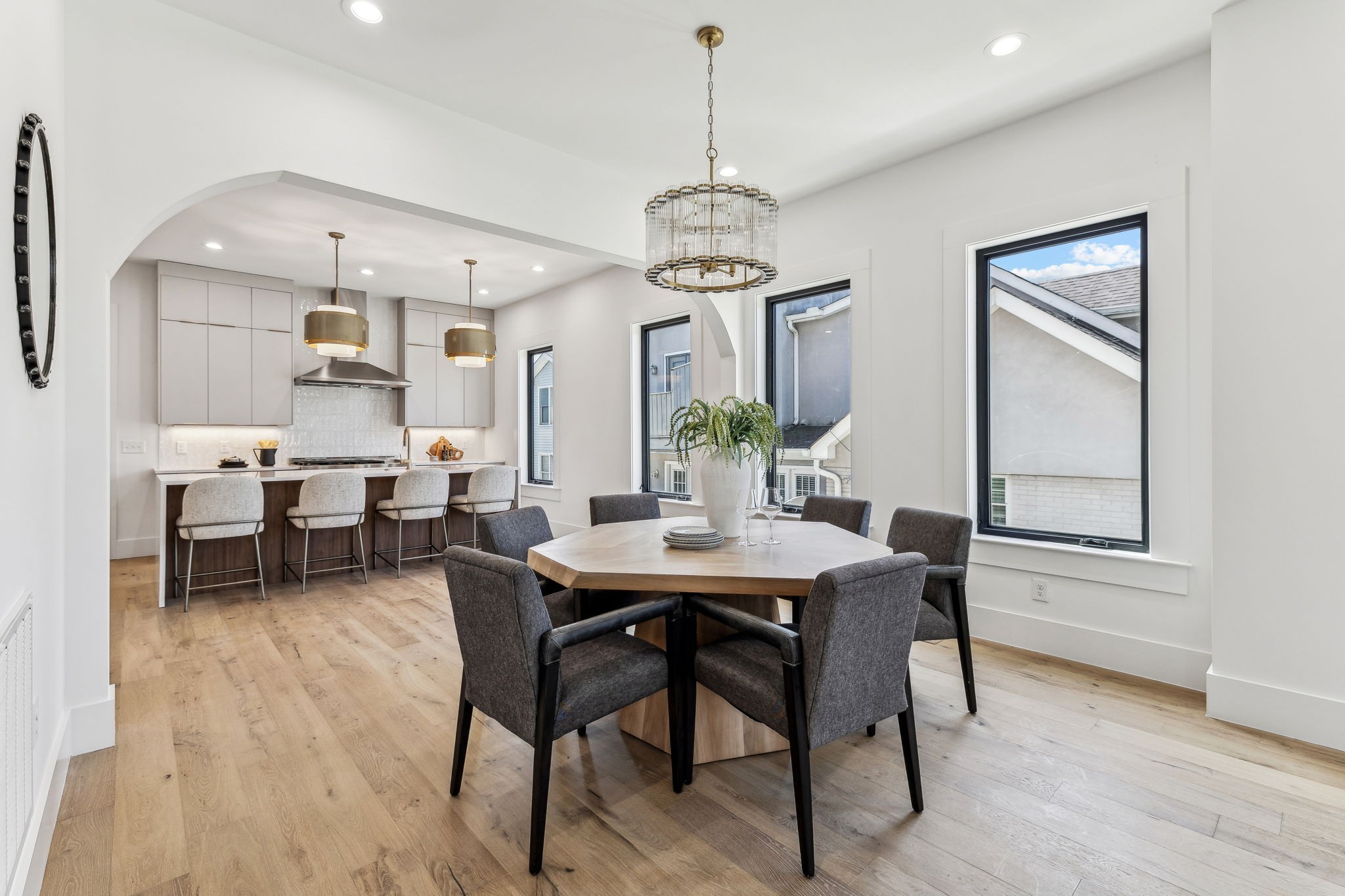 3135 Parthenon Avenue, Unit A Nashville, TN 37203 - Photo 10 of 77 a view of a dining room with furniture window and wooden floor