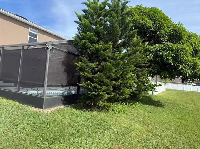 a white bath tub sitting in a bathroom