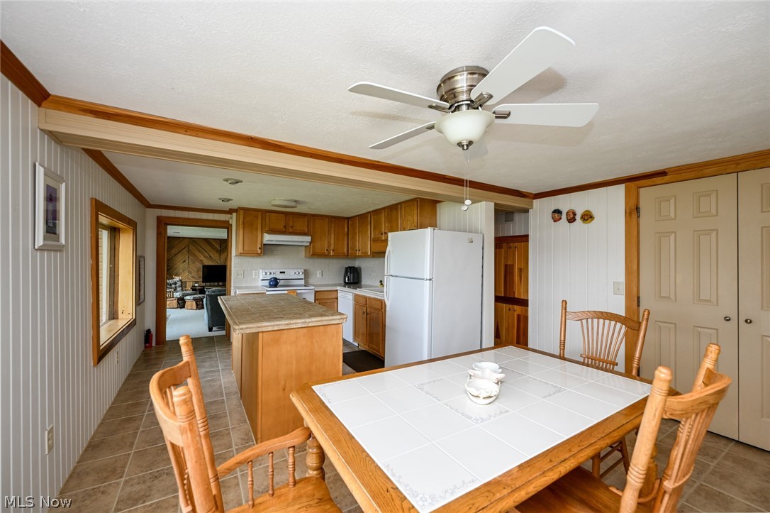 2873 Lodge Road Southwest Sherrodsville, OH 44675 - Photo 37 of 50 The lower level also features a second full kitchen and dining area ideal for providing separate accommodations for overnight guest and family visiting from out of town