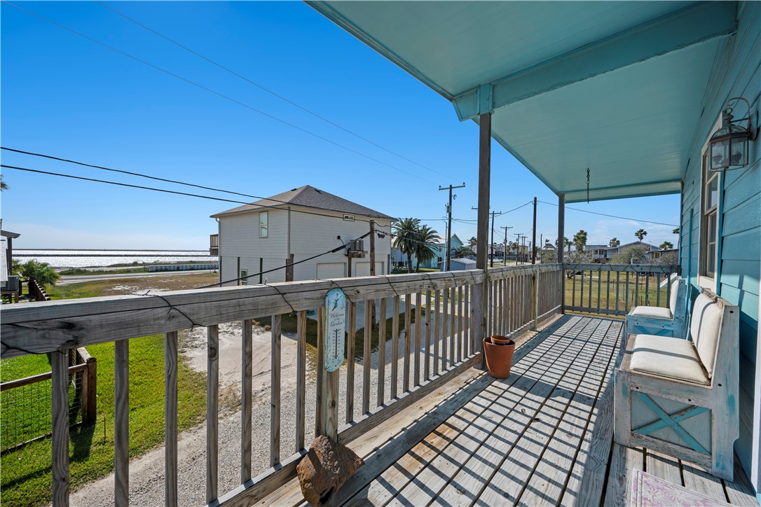 622 South Sandpiper Ingleside, TX 78362 - Photo 35 of 38 a view of a balcony with wooden floor