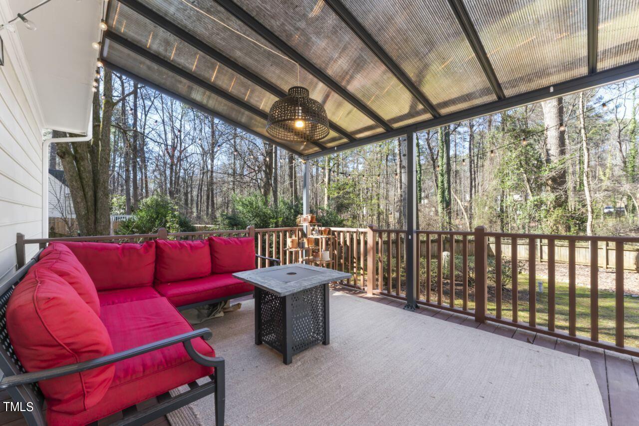 8808 Reigate Lane Raleigh, NC 27603 - Photo 21 of 39 Covered Deck