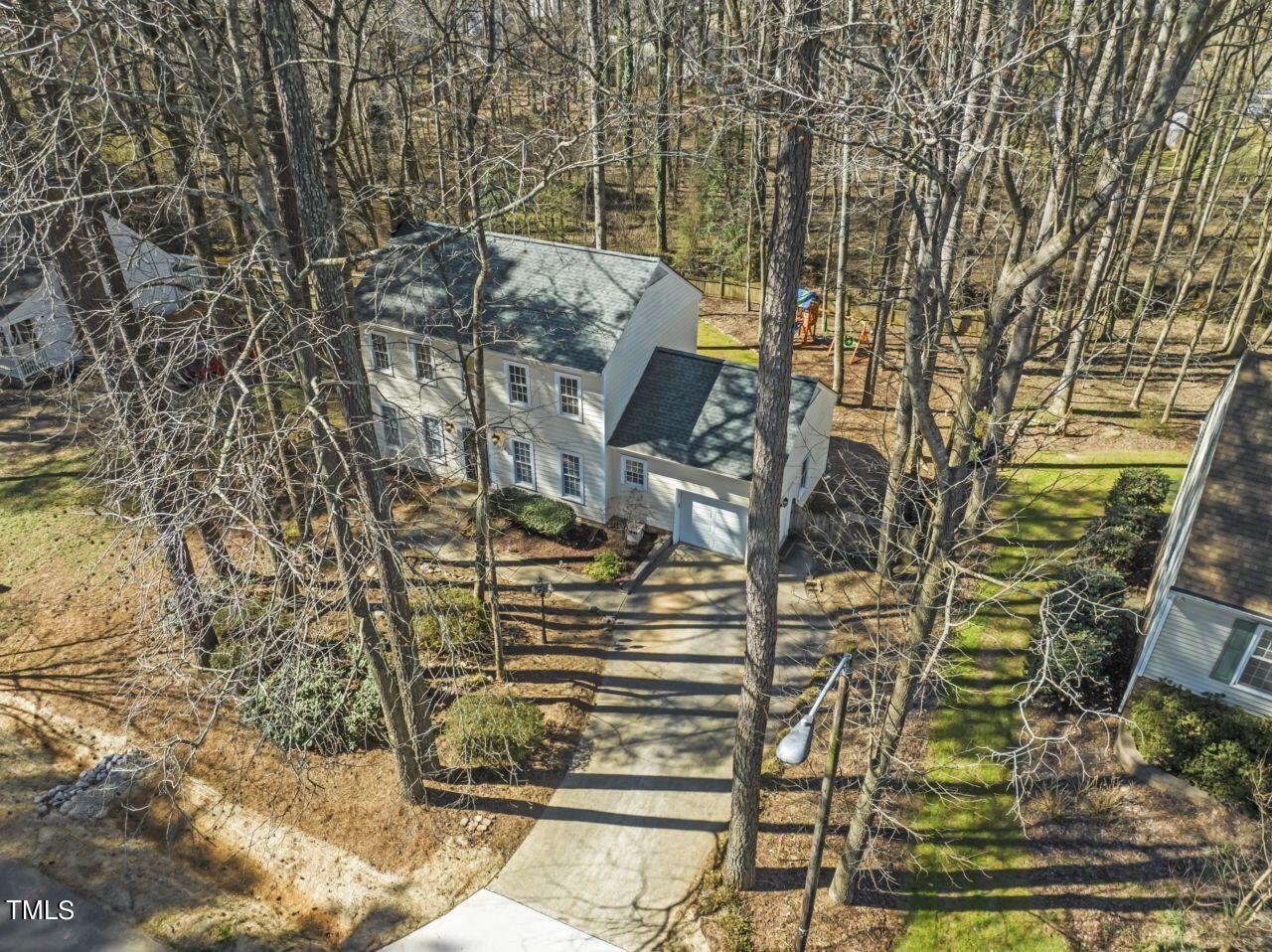 8808 Reigate Lane Raleigh, NC 27603 - Photo 31 of 39 Front Drone