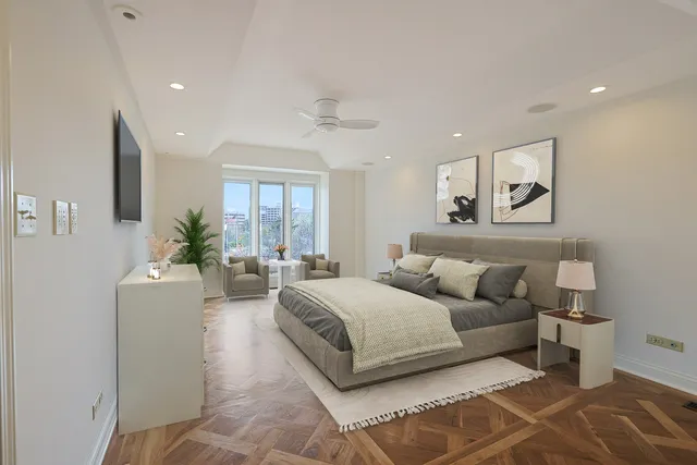 a view of an empty room