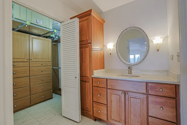 a view of a glass door