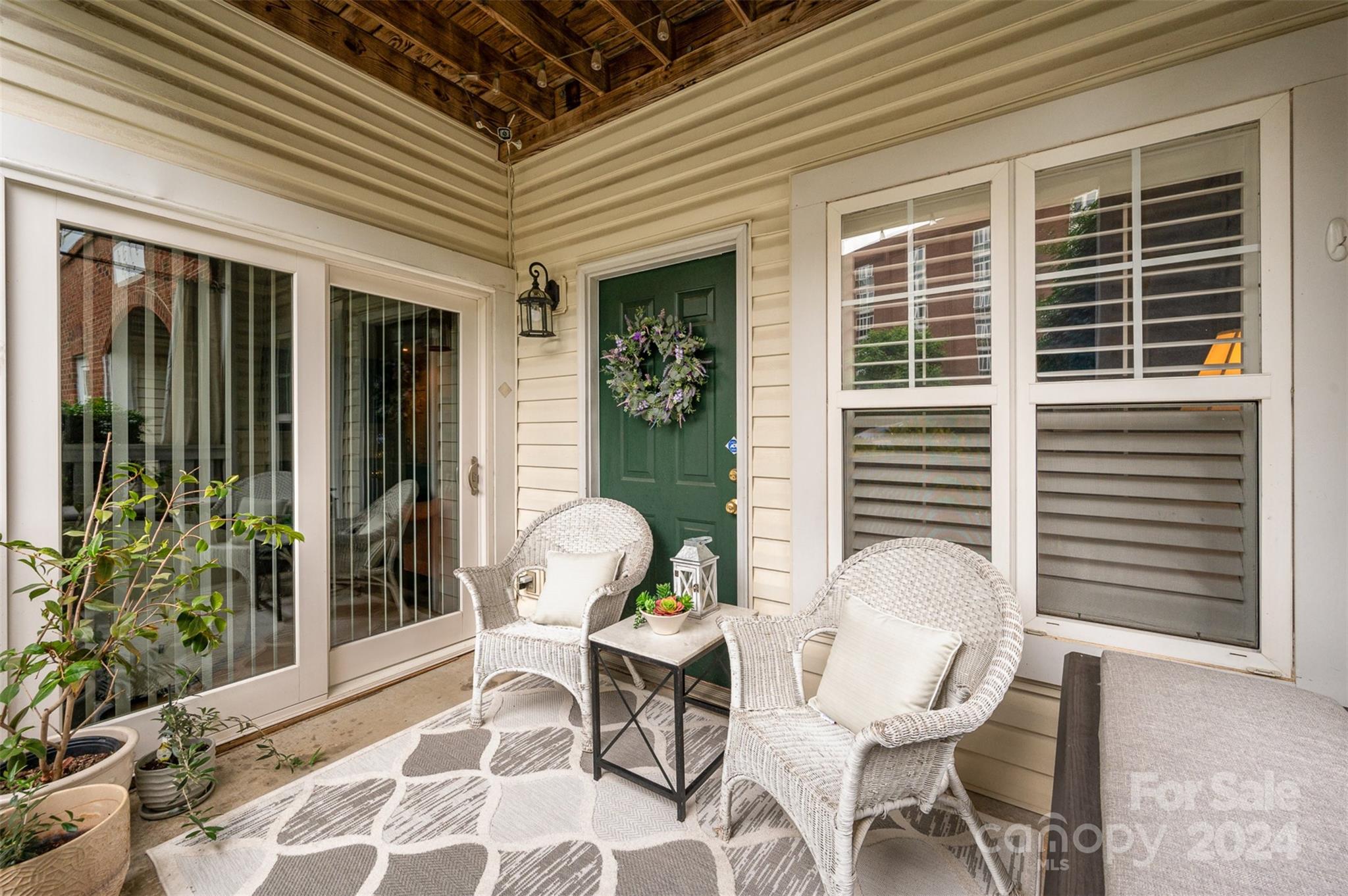 5730 Closeburn Road, Unit G Charlotte, NC 28210 - Photo 28 of 30 a view of a porch with seating space
