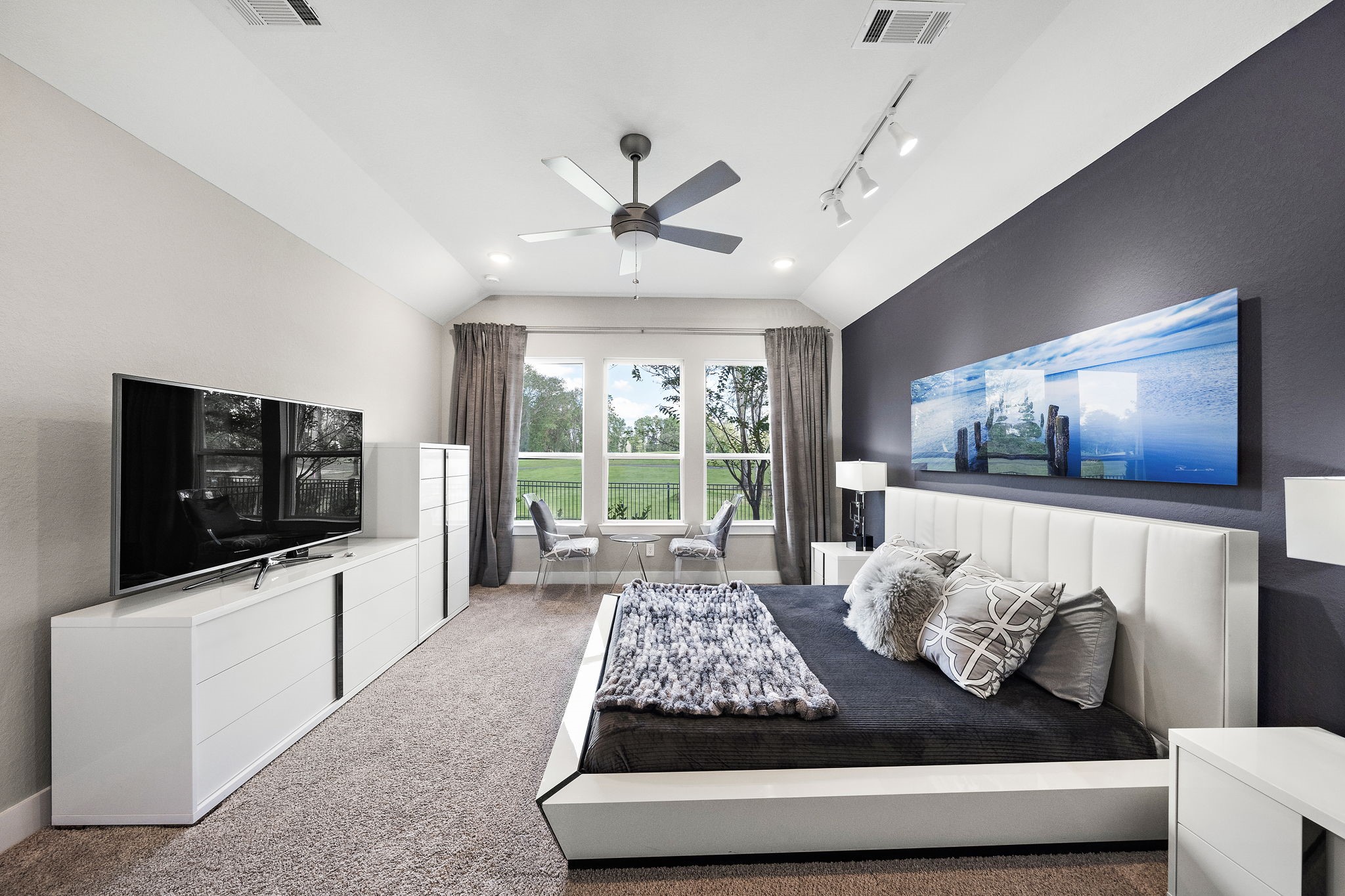 7551 Congress Trl Way Porter, TX 77365 - Photo 16 of 49 Primary bedroom with a view for your coffee mornings