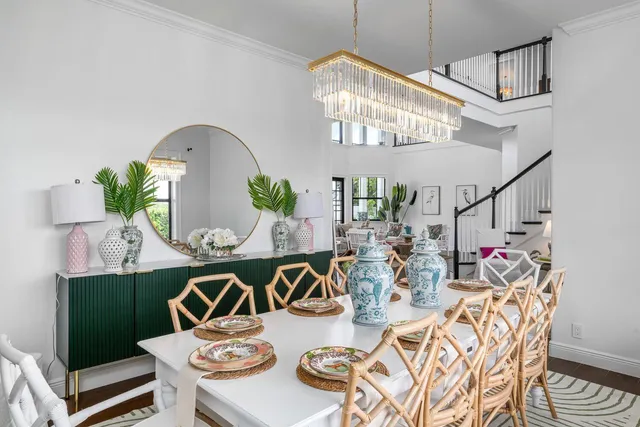 a bedroom with two beds and a window