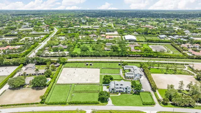 an aerial view of a football ground