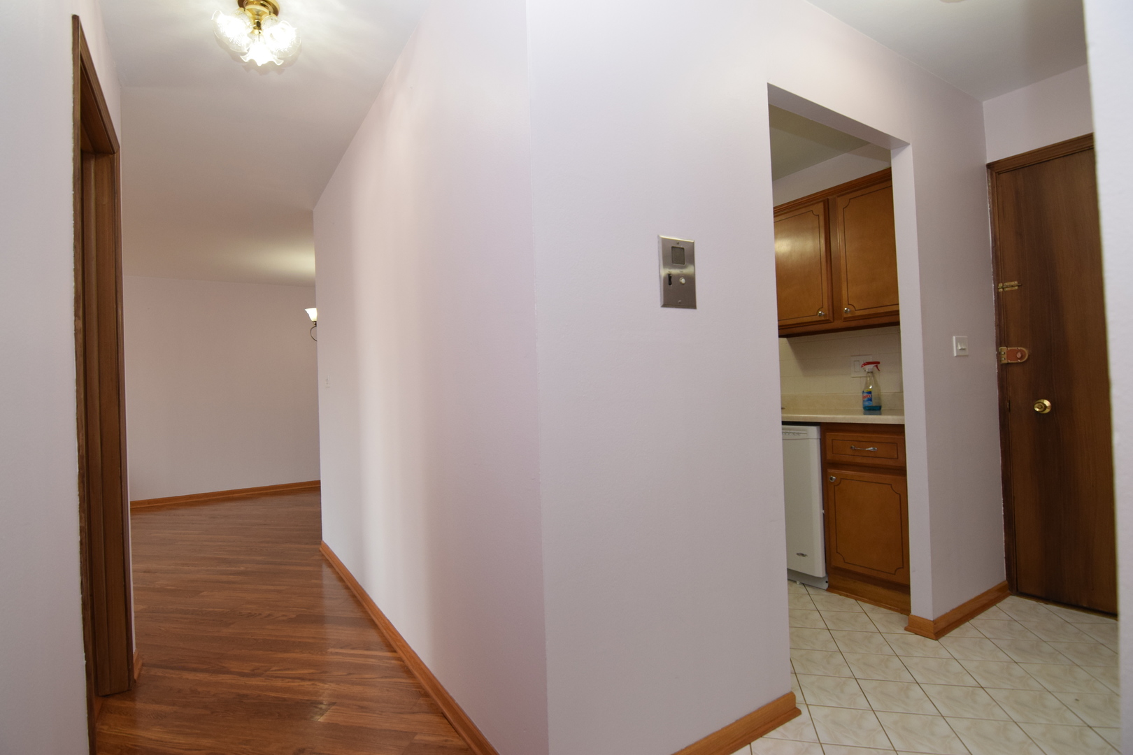 2400 Archbury Lane, Unit 2H Park Ridge, IL 60068 - Photo 5 of 26 a view of a hallway with wooden floor and closet