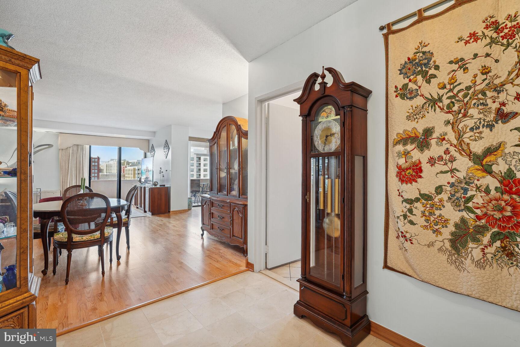 4141 North Henderson Road, Unit 611 Arlington, VA 22203 - Photo 2 of 45 Foyer looking toward Living Room/Dining Room