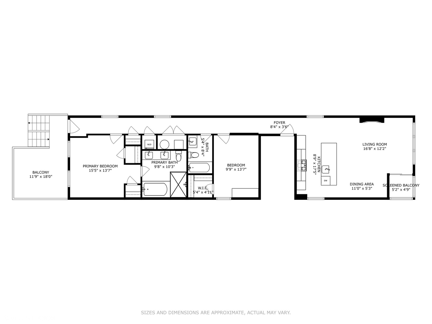 1448 West Chestnut Street, Unit 2 Chicago, IL 60642 - Photo 20 of 20 a picture of a floor plan