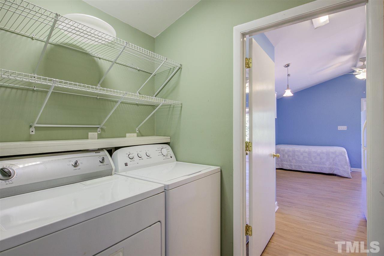 3424 Wade Avenue Raleigh, NC 27607 - Photo 20 of 30 a utility room with dryer and washer