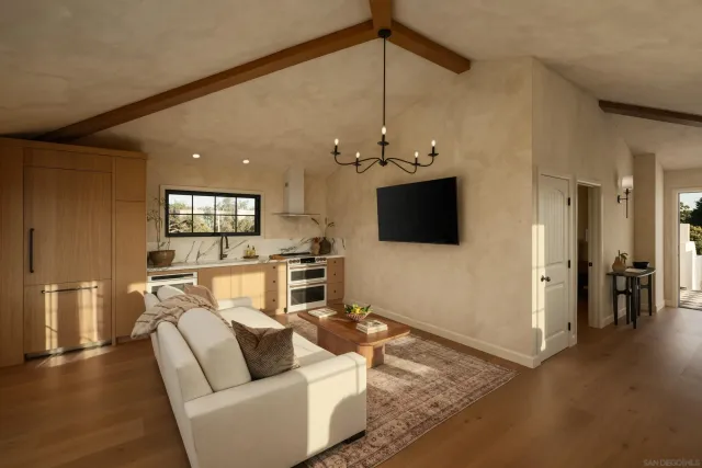 a view of a patio with couches chairs dining table and chairs