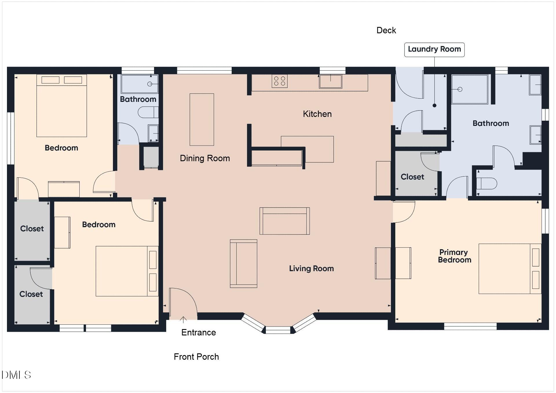 4601 Buckhorn Road Efland, NC 27243 - Photo 35 of 35 Floor plan